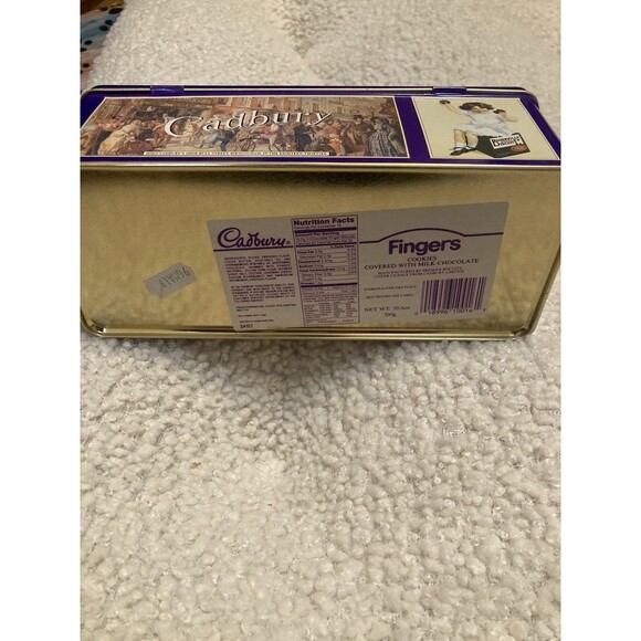 CADBURY’S Vintage Chocolate FINGERS COOKIES Metal Tin Box Container Hinge EMPTY - Picture 6 of 7